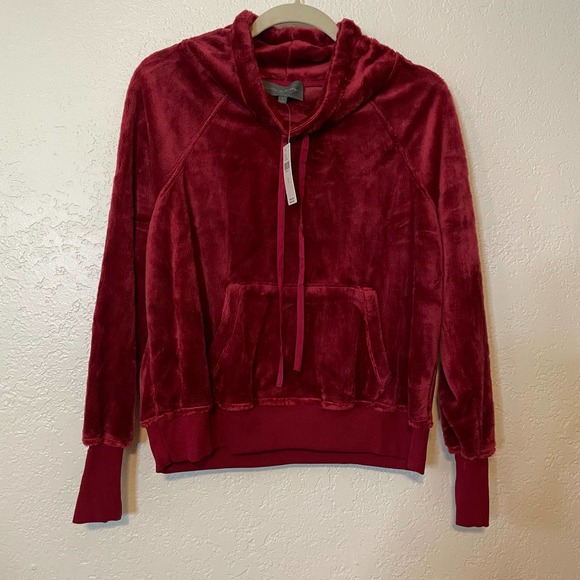 NWT Anthropologie Sunday in Brooklyn Mairead Fleece Hooded Sweater Size Small - Picture 2 of 8